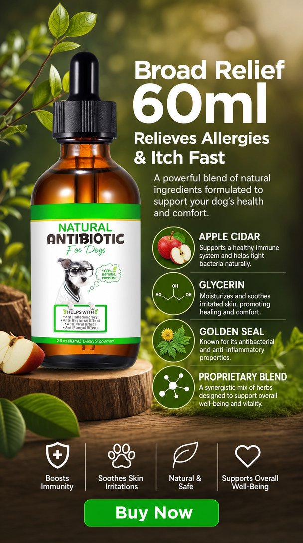 Tailuxe Daily Wellness Drops for Dogs (60ml) | Herbal Immune & Skin Support Supplement | Bacon Flavour