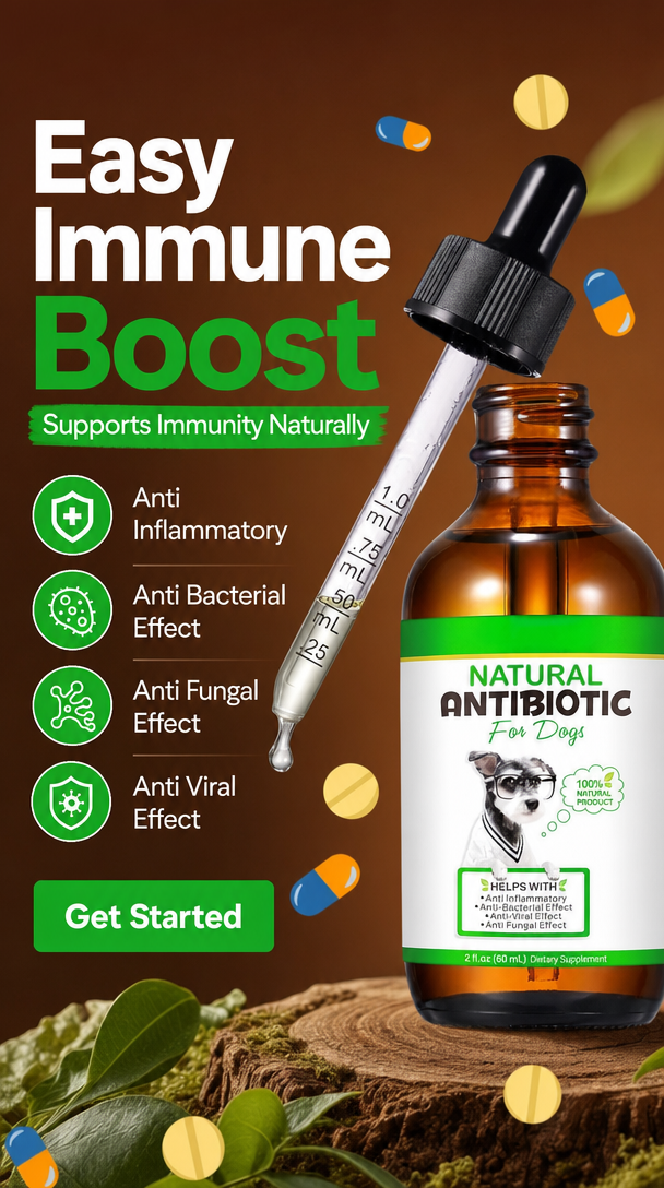 Tailuxe Daily Wellness Drops for Dogs (60ml) | Herbal Immune & Skin Support Supplement | Bacon Flavour